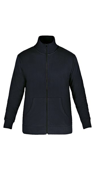 FELPA BASIC ZIP INTERA BLU NAVY