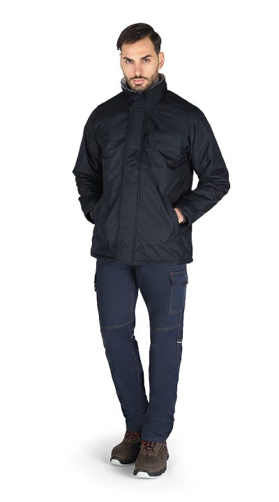ART.281 <br> GIUBBINO PARKA FISSO BLU NAVY