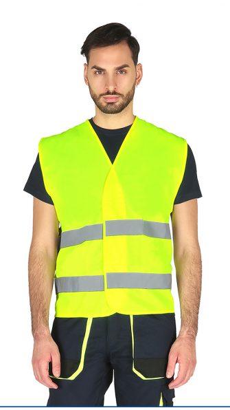 ART.474G <br> GILET ALTA VISIBILITÀ COLORE GIALLO