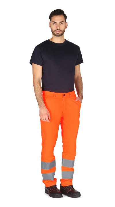 ART.91 <br> PANTALONE ALTA VISIBILITÀ ARANCIO