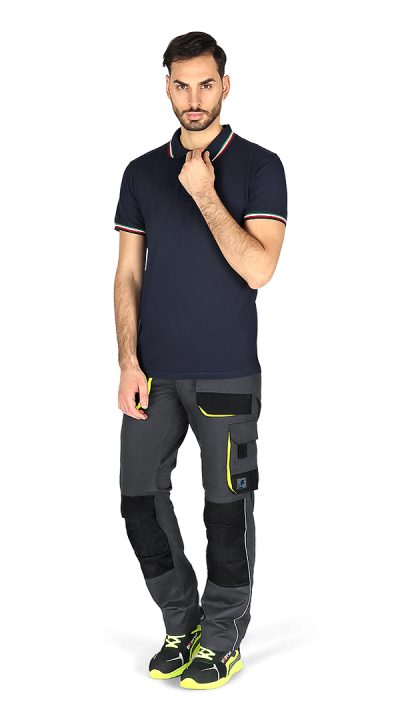 PANTALONE FLUO STRETCH GRIGIO