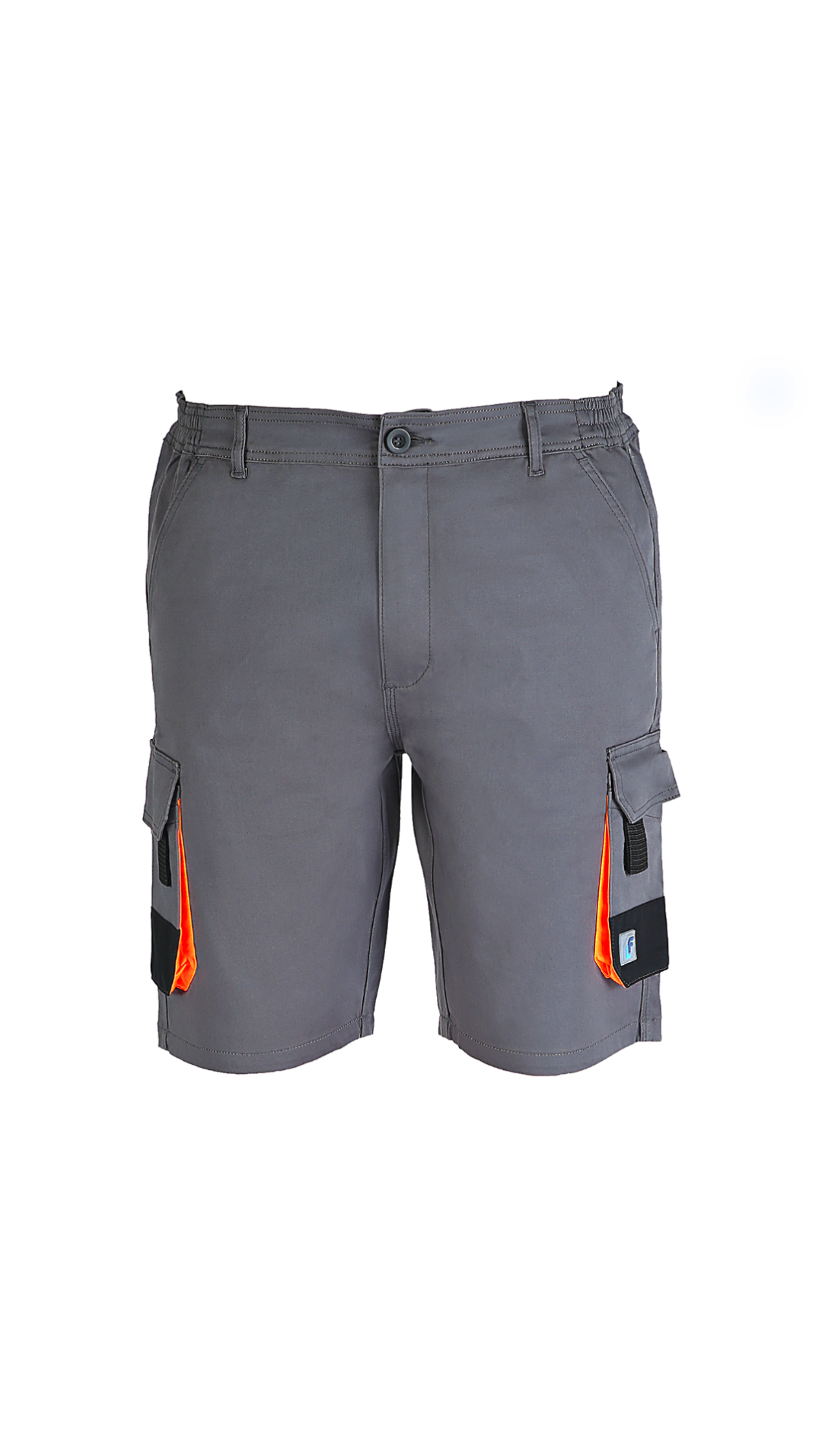 BERMUDA FLUO GRIGIO ARANCIO - immagine 2