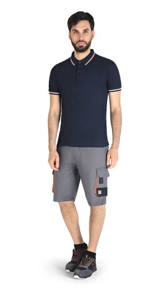 BERMUDA FLUO GRIGIO ARANCIO