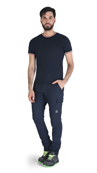 PANTALONE SMART STRETCH BLU