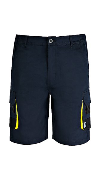 BERMUDA FLUO BLU GIALLO
