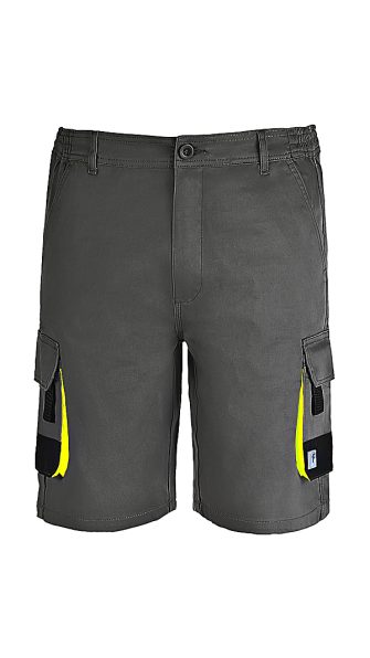 BERMUDA FLUO GRIGIO GIALLO