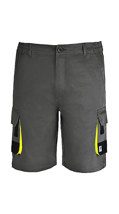 BERMUDA FLUO GRIGIO GIALLO