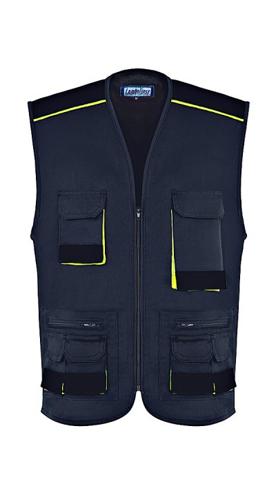 GILET FLUO BLU