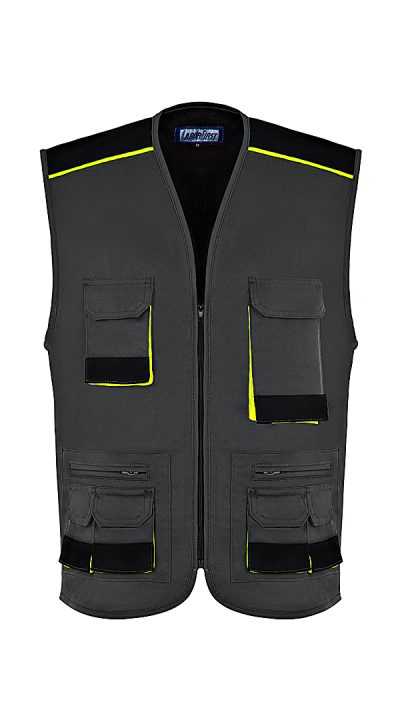 GILET FLUO GRIGIO