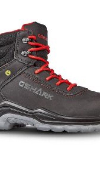 ART.BOSS <br> CALZATURA ALTA IN PELLE S3S FO & SR - ESD